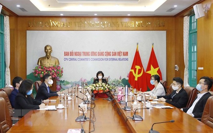 La delegación vietnamita (Fuente: VNA)