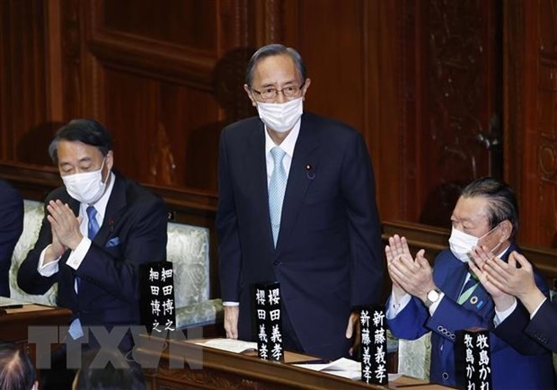 Hosoda Hiroyuki, elegido como nuevo presidene de la Cámara de Representantes (o Cámara Baja) de Japón. (Fotografía: Kyodo/VNA)