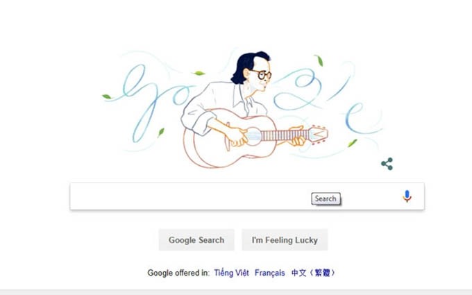 Honra Google al músico vietnamita Trinh Cong Son