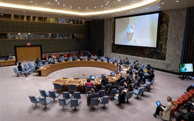 Escena de la reunión (Fuente: VNA)
