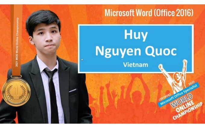 Estudiante vietnamita gana campeonato mundial de ofimática | Nhan Dan en  línea en español