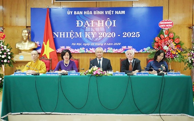 Congreso Nacional del Comité de la Paz de Vietnam para el período 2020-2025. (Foto: VUFO)