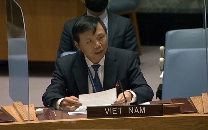 El embajador Dang Dinh Quy, representante permanente de Vietnam ante las Naciones Unidas. (Fotografía: VNA)
