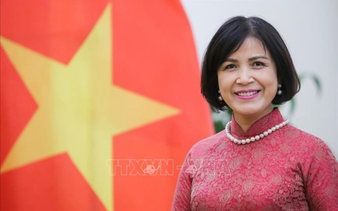 La embajadora Le Thi Tuyet Mai. (Fotografía: VNA)