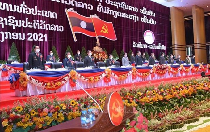 El XI Congreso del Partido Popular Revolucionario de Laos. (Fotografía: VNA)