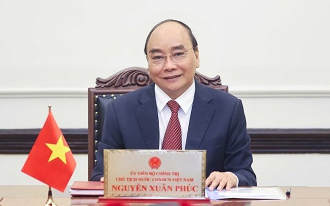 El presidente vietnamita, Nguyen Xuan Phuc. (Fotografía: VNA)