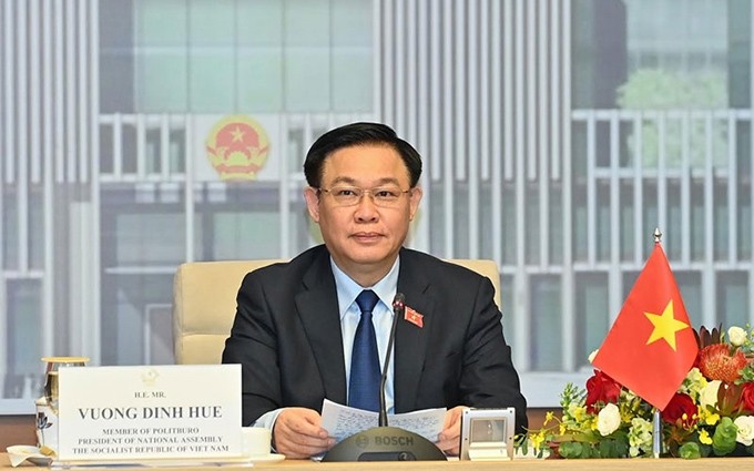 El presidente de la Asamblea Nacional de Vietnam, Vuong Dinh Hue (Fotografía: Nhan Dan)