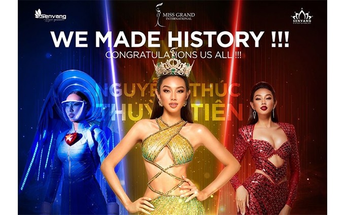  Representante de Vietnam gana la corona de Miss Grand International 2021