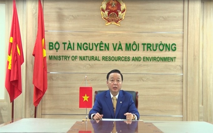 El ministro de Recursos Naturales y Medio Ambiente de Vietnam, Tran Hong Ha. (Fotografía: VNA)