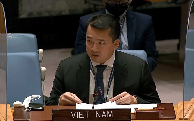 El embajador Pham Hai Anh, encargado de negocios de la misión de Vietnam ante las Naciones Unidas (ONU).
