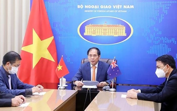 El canciller vietnamita, Bui Thanh Son (Fotografía: VNA)