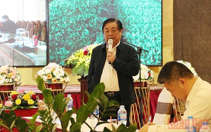 El ministro de Agricultura y Desarrollo Rural de Vietnam, Le Minh Hoan en el evento. (Fotografía: Nhan Dan)