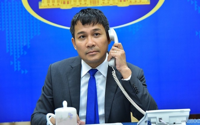 El viceministro de Relaciones Exteriores de Vietnam, Nguyen Minh Vu. (Fotografía: Nhan Dan)