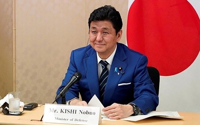 El ministro de Defensa japonés, Nobuo Kishi. (Fotografía: Reuters/VNA)