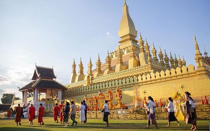 Vientián, la capital laosiana, se prepara para recibir turistas extranjeros. 