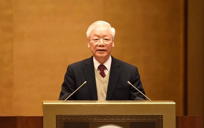 El secretario general del Partido Comunista de Vietnam, Nguyen Phu Trong. (Fotografía: VNA)