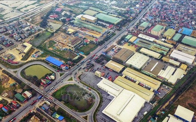 Parque industrial de textiles y prendas de vestir Pho Noi en la provincia de Hung Yen. (Fotografía: VNA)