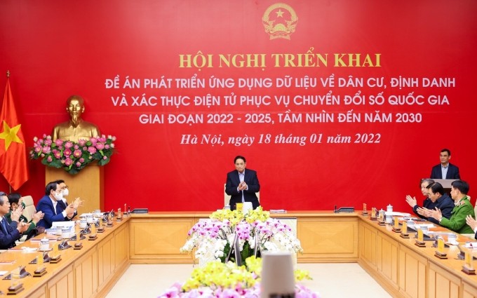  El Primer Ministro de Vietnam, Pham Minh Chinh en el evento. (Fuente: baochinhphu.vn)