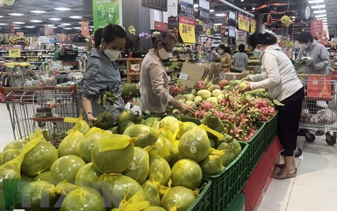 En un supermercado en Ciudad Ho Chi Minh. (Fotografía: VNA)