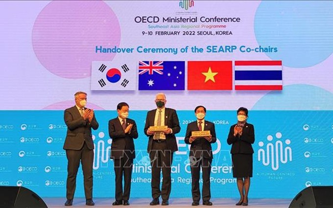 Vietnam asume cargo de copresidente del Programa del Sudeste Asiático de la OCDE. (Fotografía: VNA)