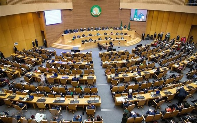 Panorama de la Cumbre de la Unión Africana, celebrada el 5 de febrero de 2022 en Addis Abeba, la capital de Etiopía. (Fotografía: VNA)