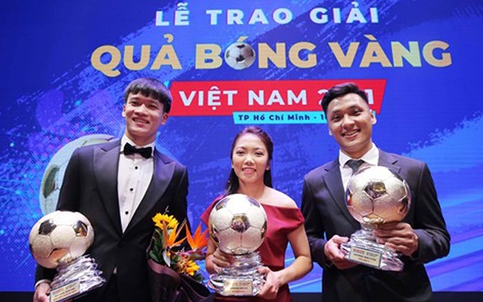 Los mejores atletas del fútbol vietnamita en 2021 (Fotografía: VFF)