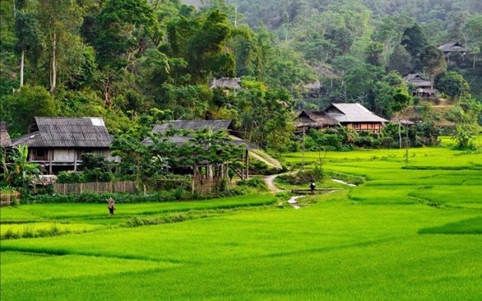 La aldea de Mong es un destino atractivo en Son La. (Fotografía: baodantoc.vn)