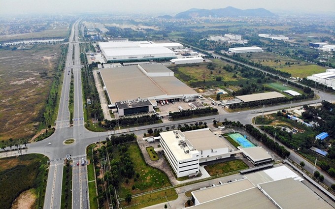 Un rincón del parque industrial Vietnam-Singapur en la norteña provincia de Hai Phong. (Foto: VNA)