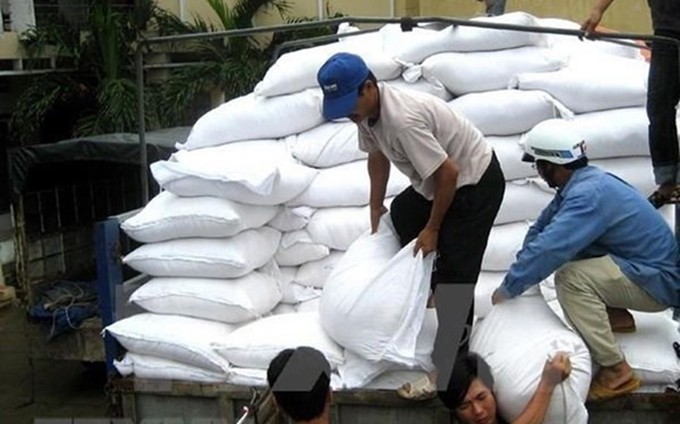 Vietnam suministra arroz a provincias centrales afectadas por el Covid-19. (Fotografía: VNA)