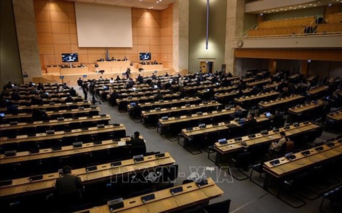 Panorama del 43 período ordinario de sesiones del Consejo de Derechos Humanos de las Naciones Unidas (ONU). (Fotografía: VNA)