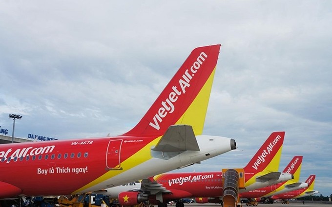Vietjet reabrirá ruta aérea Bangkok-Da Nang. (Fotografía: VNA)