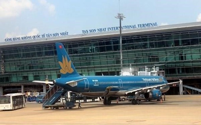 El aeropuerto internacional de Tan Son Nhat. (Fotografía: VNA)