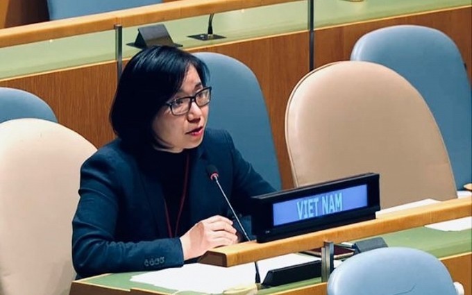 La ministra consejera Nguyen Phuong Tra. (Fotografía: VOV)