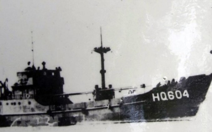 El barco HQ-604 fue hundido por el enemigo durante la defensa de la soberanía del país sobre el mar y las islas en Gac Ma, el 14 de marzo de 1988. (Foto: VNA)