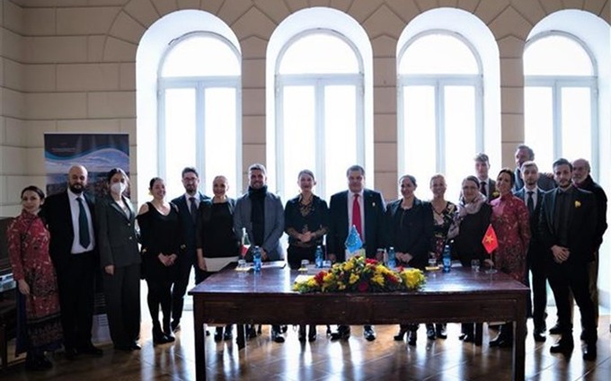 Acto de inauguración del curso. (Fotografía: VNA)