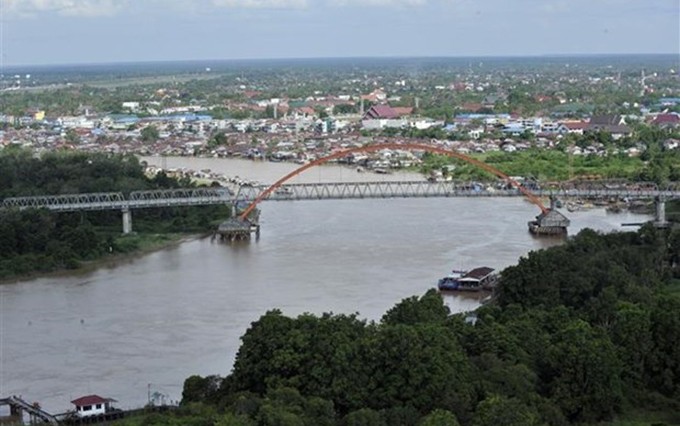Isla de Borneo, lugar elegido para construir la nueva capital de Indonesia. (Fotografía: VNA)