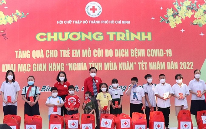 En una actividad de la Cruz Roja de Vietnam. (Fotografía: CRV)