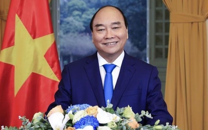 El presidente de Vietnam, Nguyen Xuan Phuc (Fuente: VNA)
