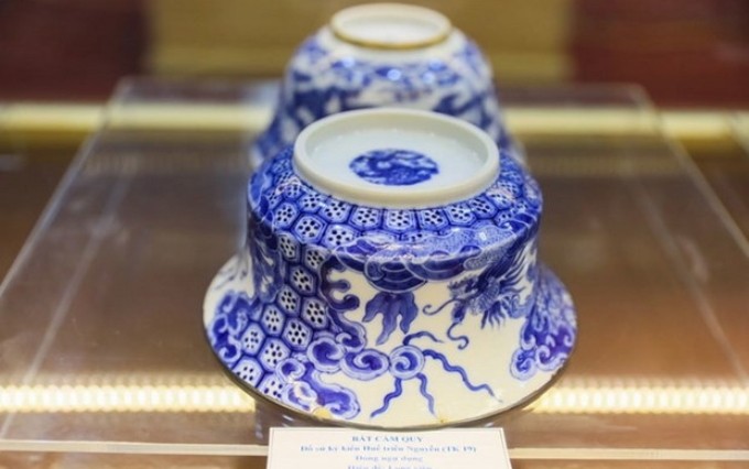Exhibición de cerámicas de la ciudadela imperial Hue (Foto: VNA)