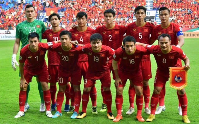 Selección nacional de fútbol de Vietnam (Foto: VNA)