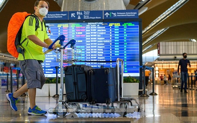 En el aeropuerto internacional de Kuala Lumpur, en Malasia. (Fotografía: VNA)