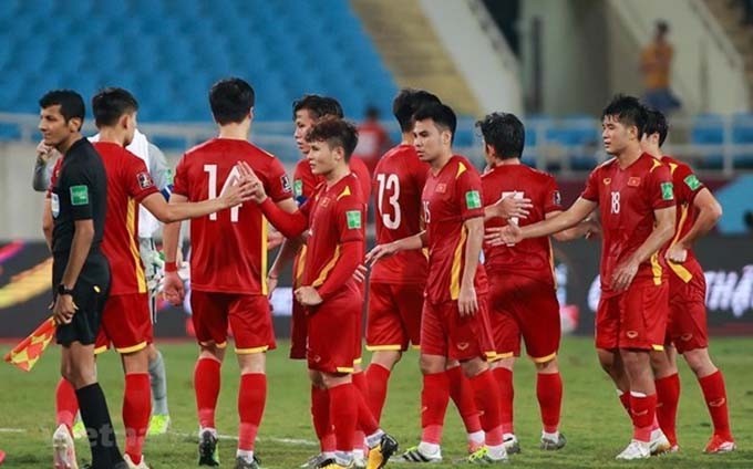 Jugadores vietnamitas. (Fotografía: VNA)