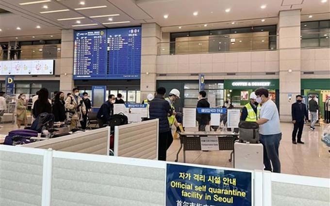 En el Aeropuerto Internacional de Incheon en RoK. (Fotografía: VNA)