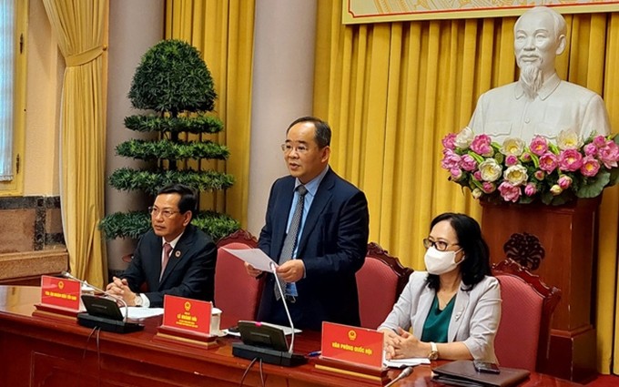 El subjefe de la Oficina Presidencial de Vietnam, Le Khanh Hai en el evento. (Fotografía: VGP)