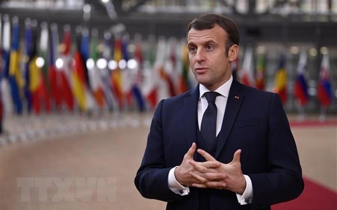 El presidente francés, Emmanuel Macron. (Foto: AFP/VNA)