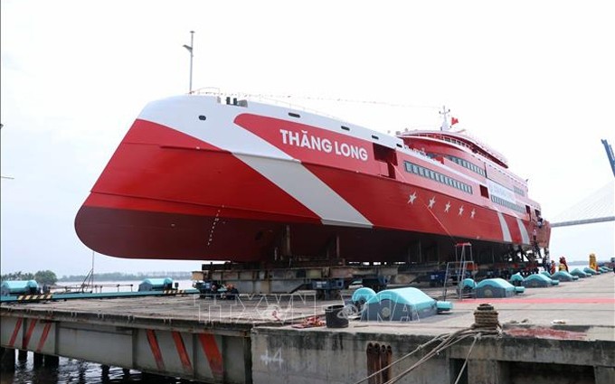 El súper barco Thang Long. (Fotografía: VNA)