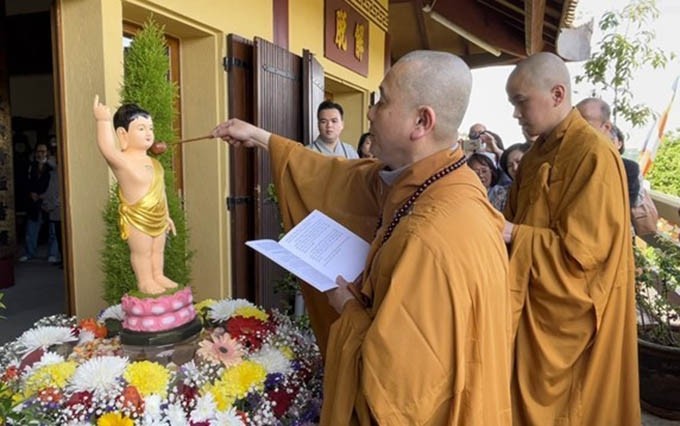 El Venerable Thich Tam Huy, abad del monasterio budista Truc Lam. (Fotografía: VNA)