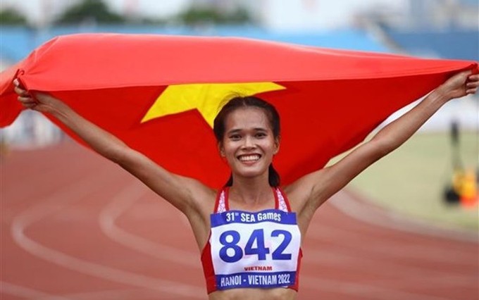 La atleta Pham Thi Hong Le. (Fotografía: VNA)