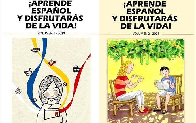 Las mejoras obras del primer (2020) y segundo (2021) concurso literario "Aprender español y disfrutarás de la vida" lanzado por la Embajada de España en Vietnam.