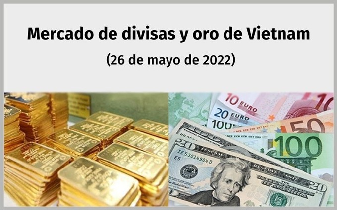 Infografía: Mercado de divisas y oro de Vietnam - 26 de mayo